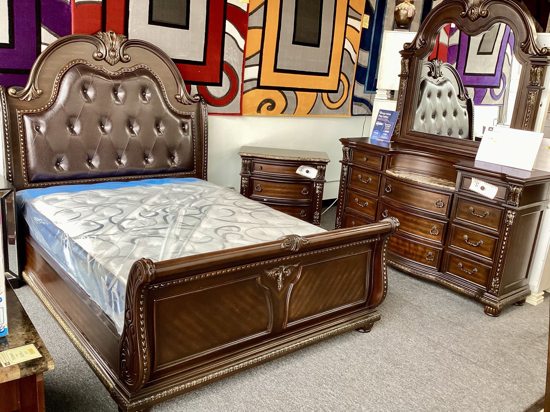 Queen Size Bedframe Set $1,999