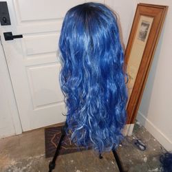 Blue Wig