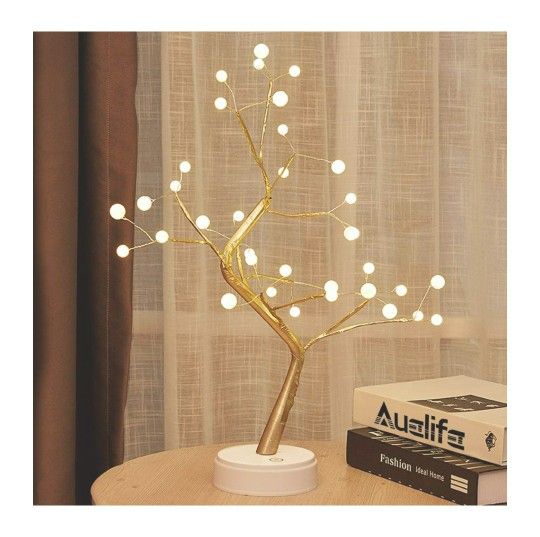 20" Tabletop Bonsai Tree Light with 36 Pearls LED