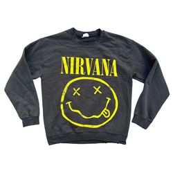 Vintage Nirvana Madeworn Crewneck Sweater Size Medium