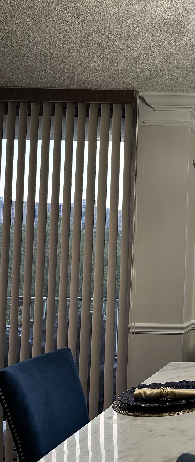 Reversible Vertical Slats - Length 104 Inches