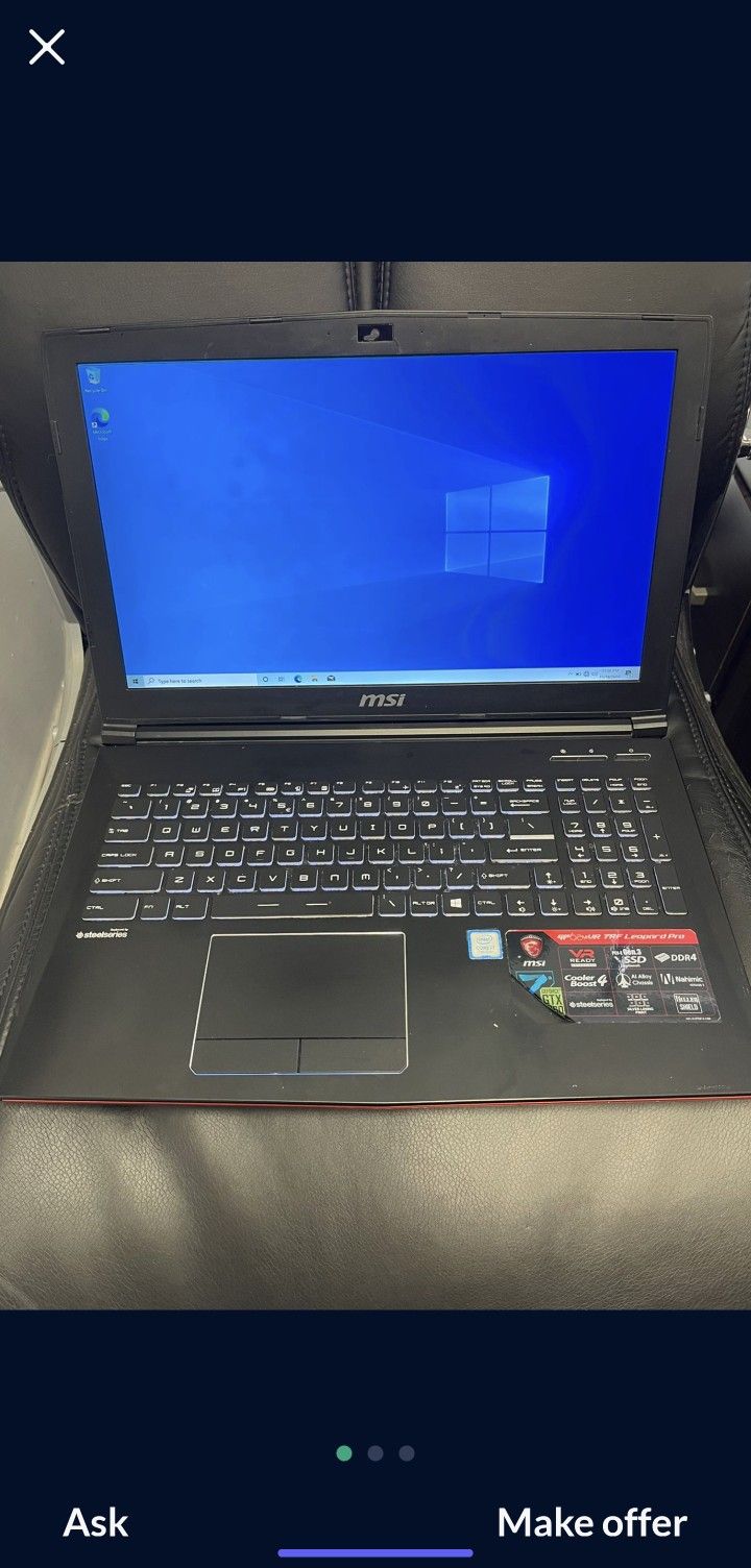 Msi Gaming Laptop Gp62mvr 7rf Leopard Pro
