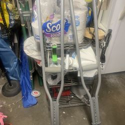 Walking crutches