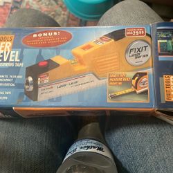 Laser Level W Measuring Tape