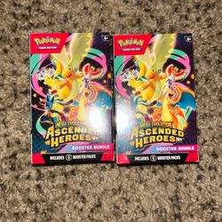Pokémon TCG: Ascended Heroes Booster Bundle BRAND NEW SEALED