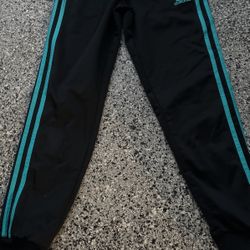 Adidas Black And Blue Jogger Pants 