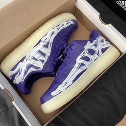 Nike Air Force 1 Skeleton Purple Size 10