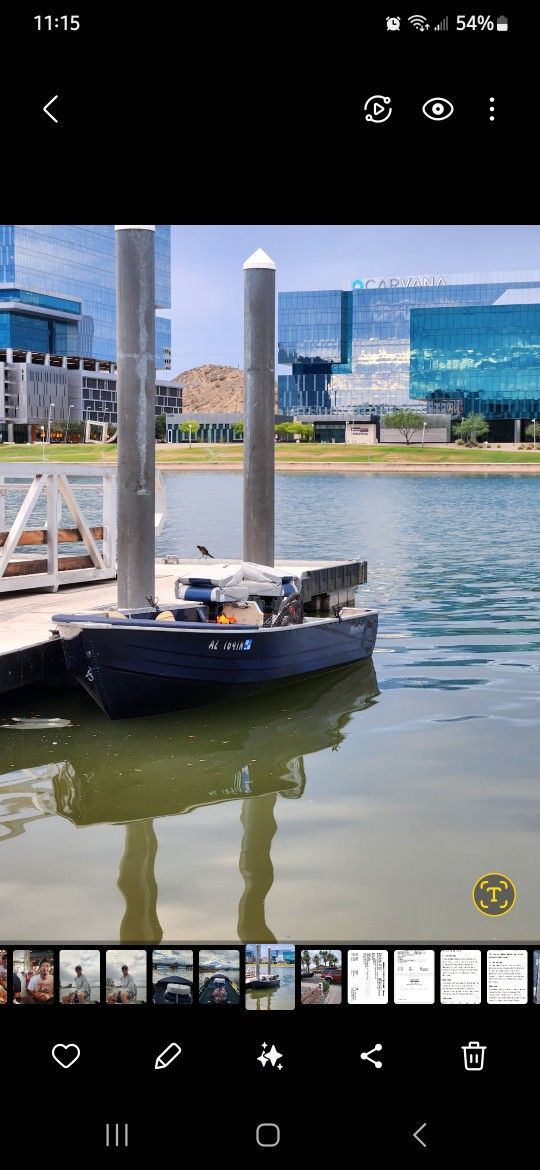 1983 MirrorCraft 14 Ft fishing Boat