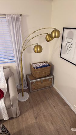 Gold Floor Lamp