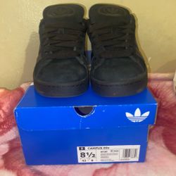 Adidas Campus 00s Core Black Sneakers Size 8.5