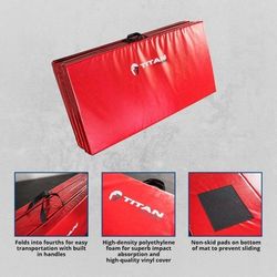 Titan Gymnastics Tumbling Mat - 4'x8'x6"