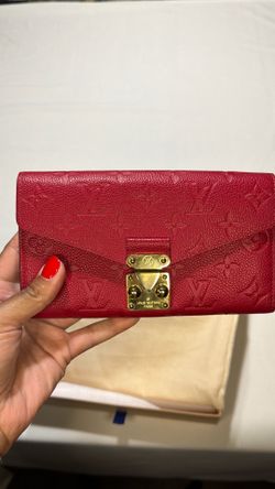 Louis Vuitton red empriente wallet