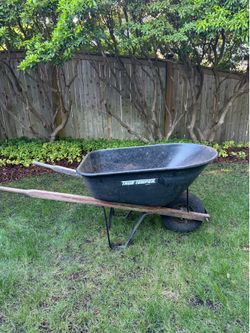 True Temper Steel Wheelbarrow