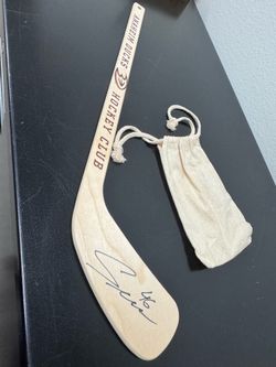 Ducks hockey stick rare signed
