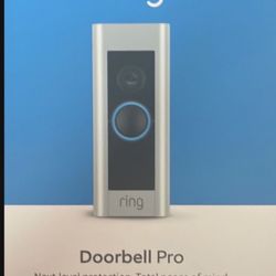 Ring Video Doorbell Pro (SEALED) (200$ RETAIL)