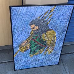 Aquaman Custom Painting