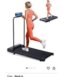 Walking Pad with Incline and Handle Bar, Compact Portable Walking Pad Treadmills for Home/Apartment with Handles,3.0HP Small Electric Treadmill