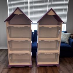 Pair of CafeKid Cottage Bookshelf