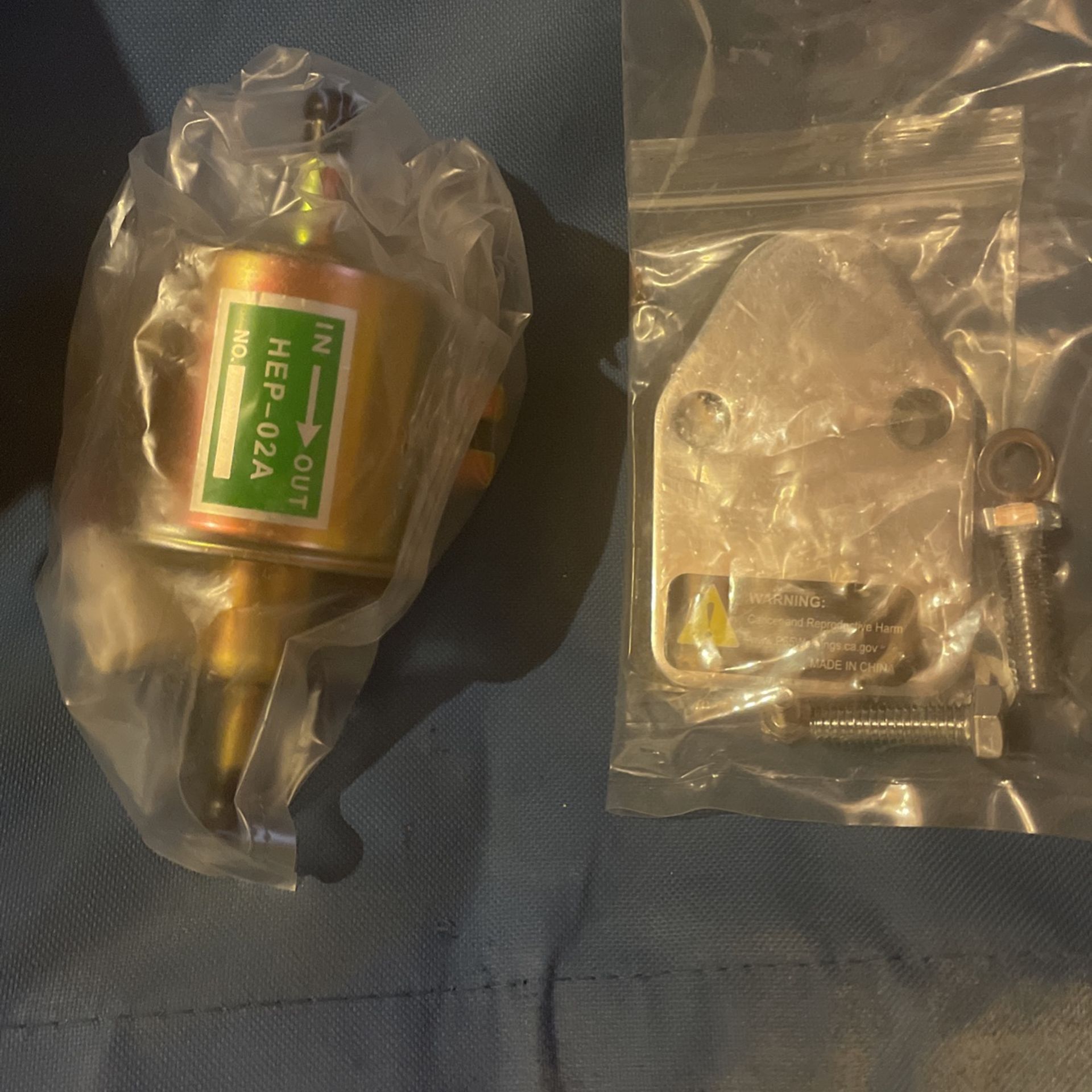 Electric Fuel Pump Blocking Plate