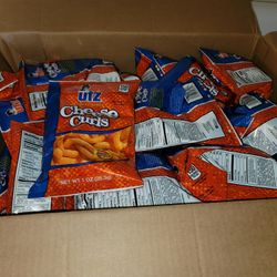 Utz Cheese Curls, Baked Cheddar â€“ 1 oz. Bags (60 Count) â€“ Made with Real Cheese, Crunchy Individual Snacks to Go, Cholesterol Free, Trans-Fat Free
