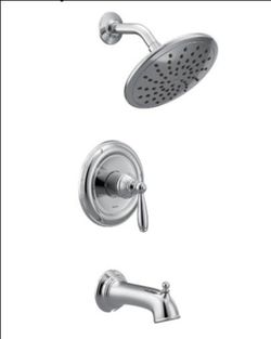 Moen UT2253EP Brantford M-CORE 2-Series 1-Handle Tub and Shower Faucet in Chrome (Valve Included)