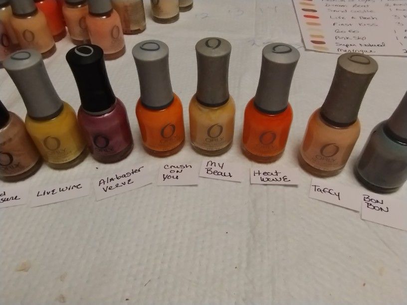 Orly Nail Lacquer 5 For $20