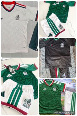 Soccer jerseys jersey kids set 50$ each Mexico  black home and away and USA  , Mexico small to 6xl Slim fit home and away local visitante Mundial 2026