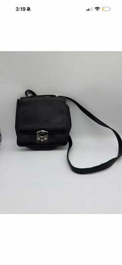 Mercedes-Benz BALLY  Leather Messenger Bag 8x8x3 Very Rare ITALY NO KEY