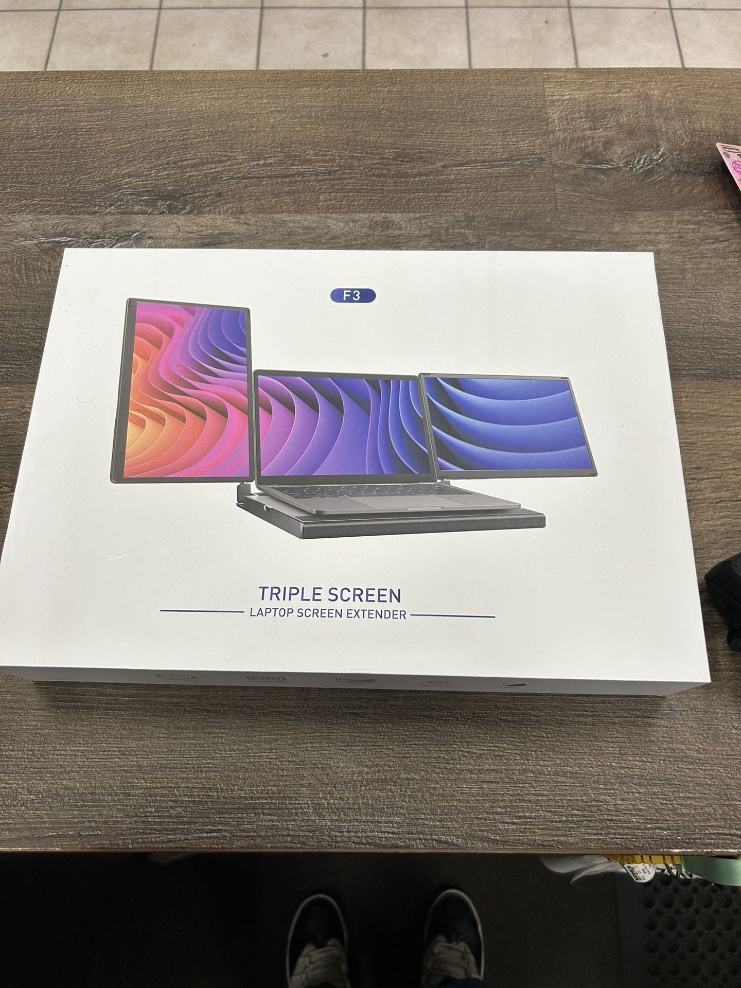 Laptop Screen Extender Triple portable