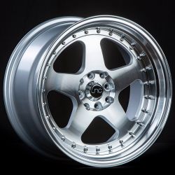 18X9 JNC JNC010 SILVER MACHINED FACE Wheels