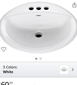 American Standard White Lavatory Sink