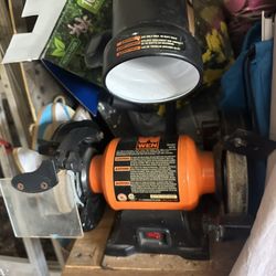  6 in. Bench Grinder with LED Lights