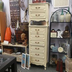 French Provincial 6 Drawer Dresser and Night Stand
