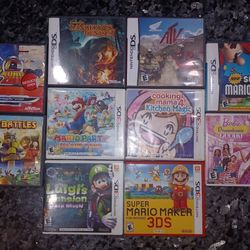 Bundle Of Empty Nintendo DS And Nintendo 3DS Game Cases