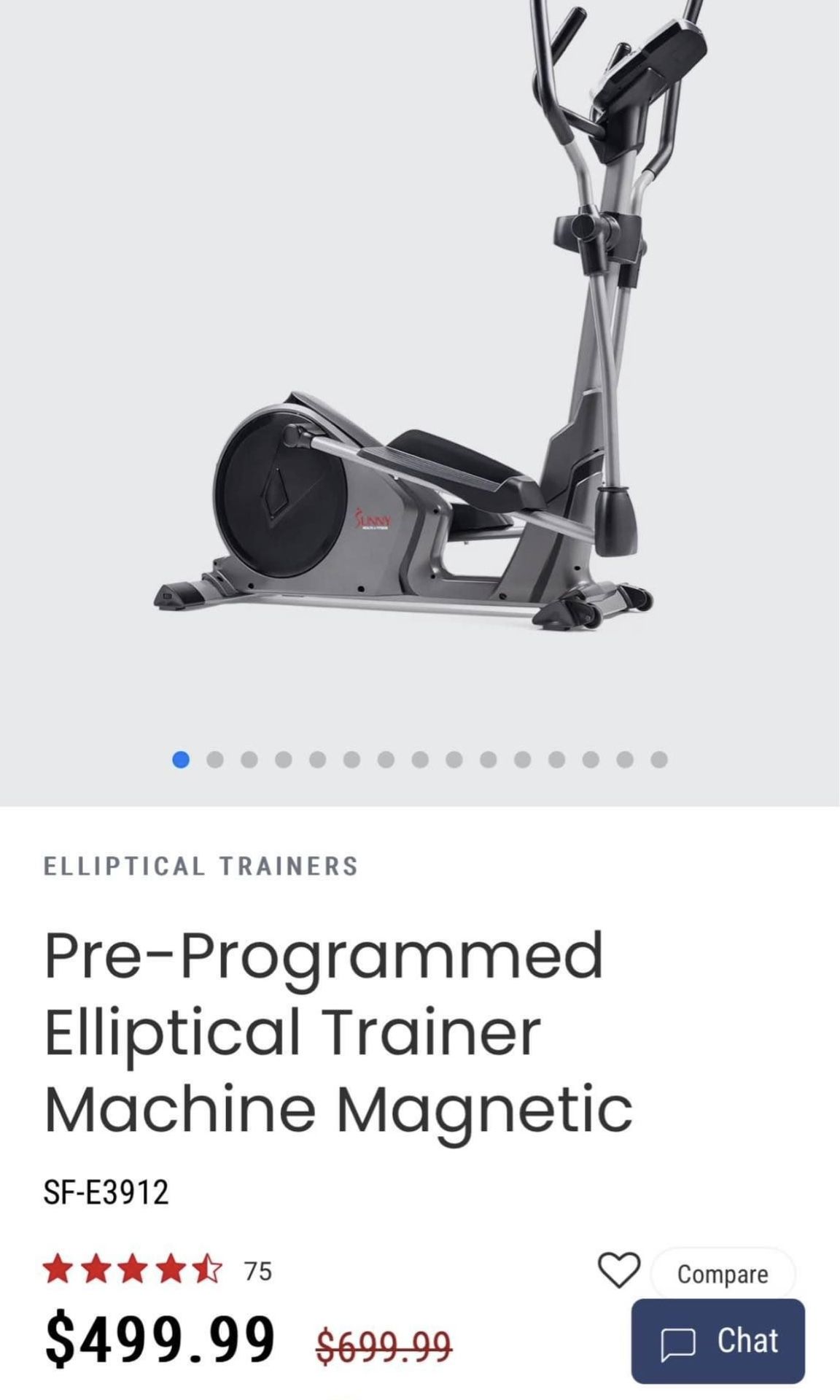 Elliptical Trainer Machine