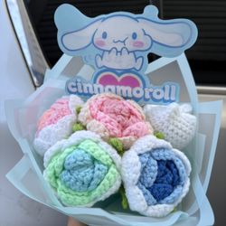 Cinnamoroll Crochet Bouquet