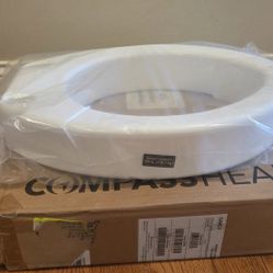 Elongated Toilet Seat Riser- New