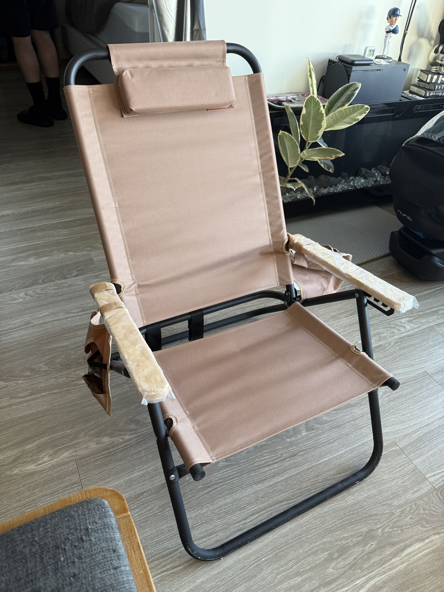 Camp Chair With A Matching Table Never Used New