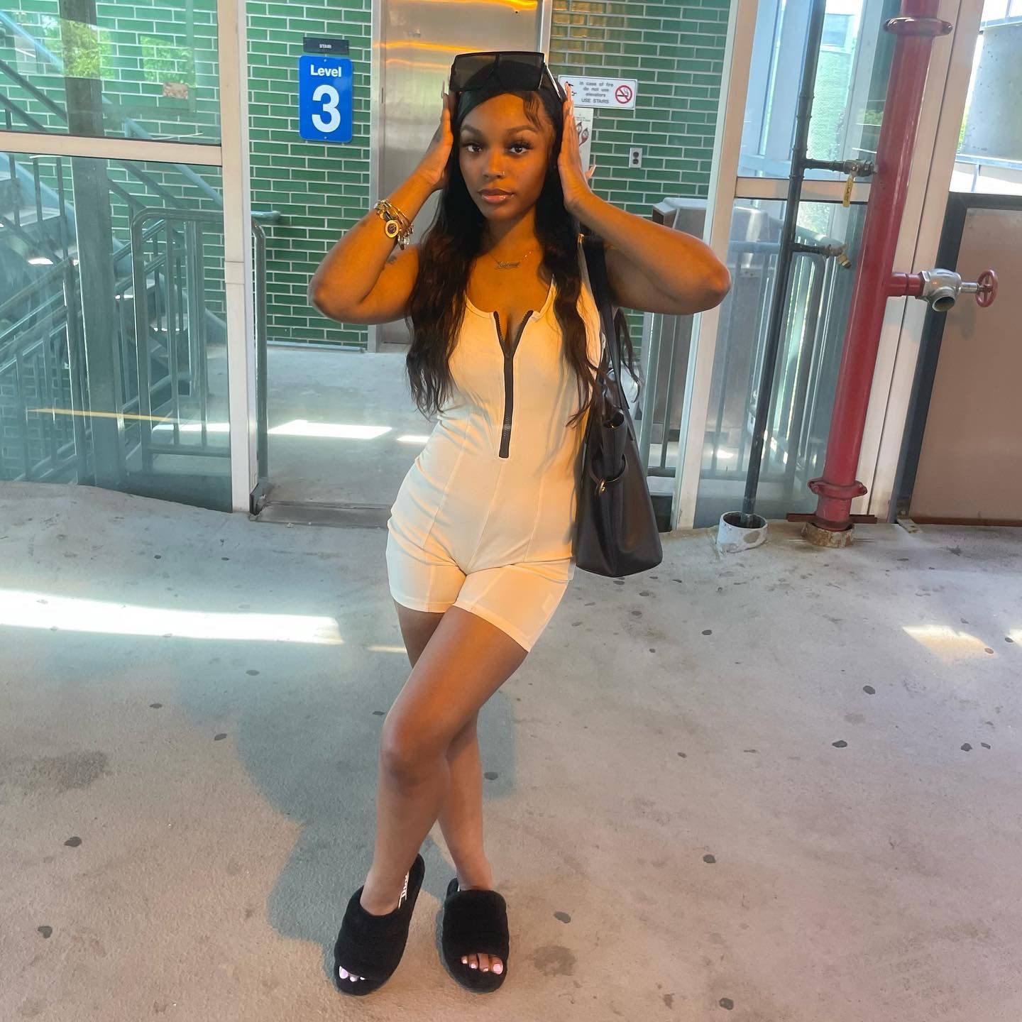 Beige Zip Me Up Romper 