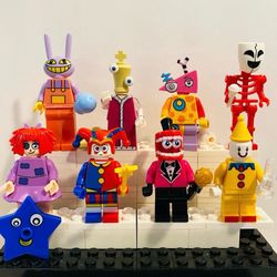 Jax Amazing Digital Circus Minifigures | New Custom LEGO Compatible Toys