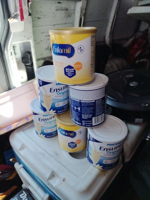 Enfamil/Ensure Cans (Powder)