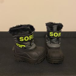 Boy Sorel Boots Size 4