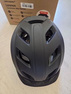 Retrospec Lennon Adult Bike Helmet with LED Safety Light Adjustable Dial