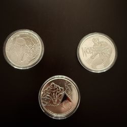 1oz Fine Silver Coins  90.00  EACH