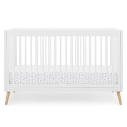 Delta Children Jordan 4-in-1 Convertible Crib - Bianca White
