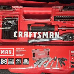 New Craftsman Sae/metric Low Profile Versastack Mechanics Tool Set, 63 Pieces