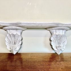 Antique Handcarved Wood Shelf