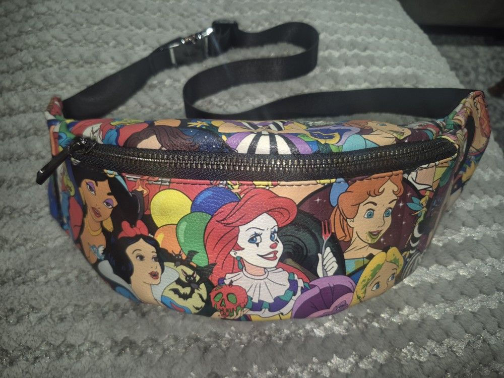 Rare Disney Princess Horror Fanny Pack Belt Bag, In Very Good Condition 