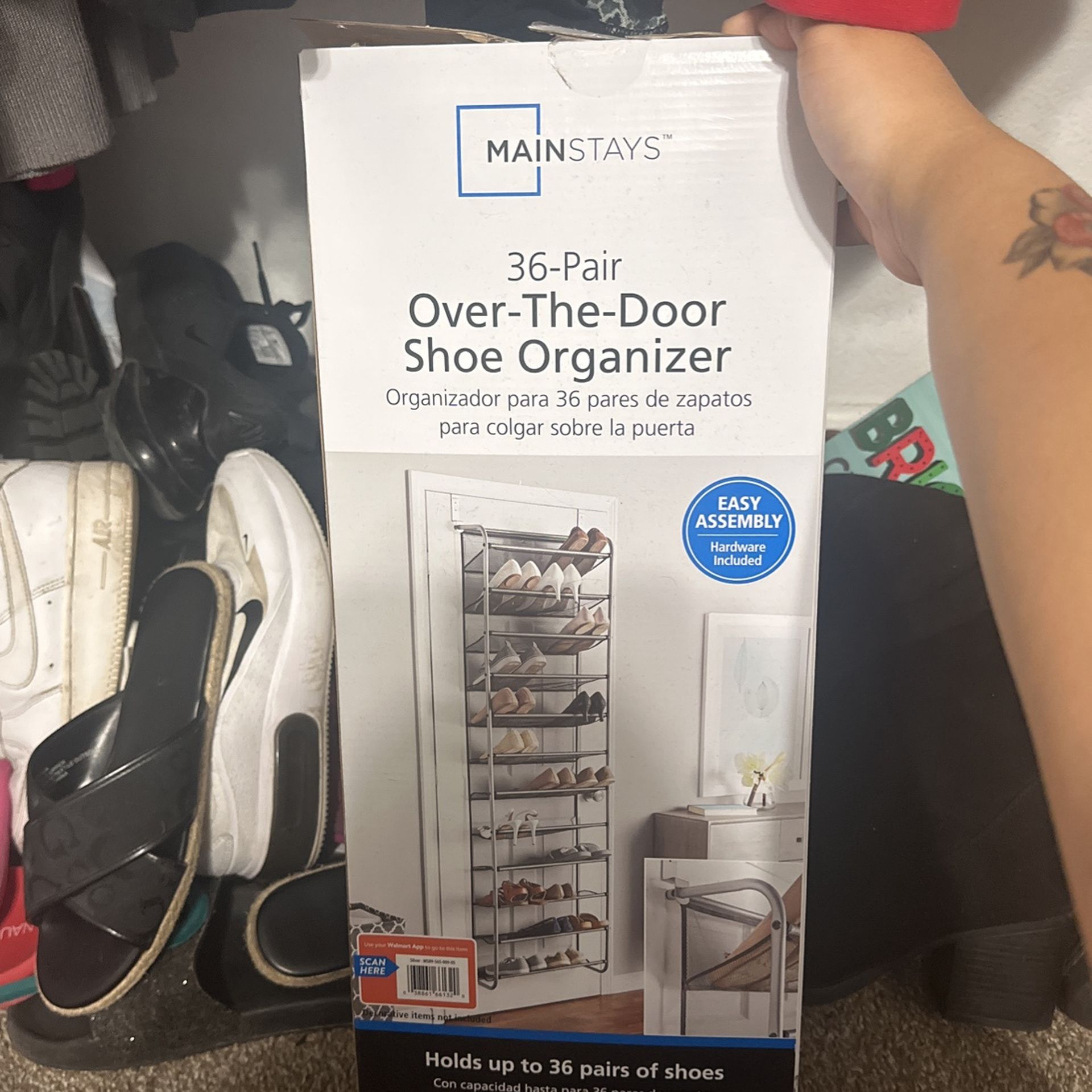 Mainstays Over The Door Shoe Rack 36 Pair