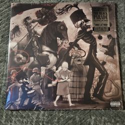 My chemical romance welcome to the black parade tour exclusive limited edition silver splatter vinyl